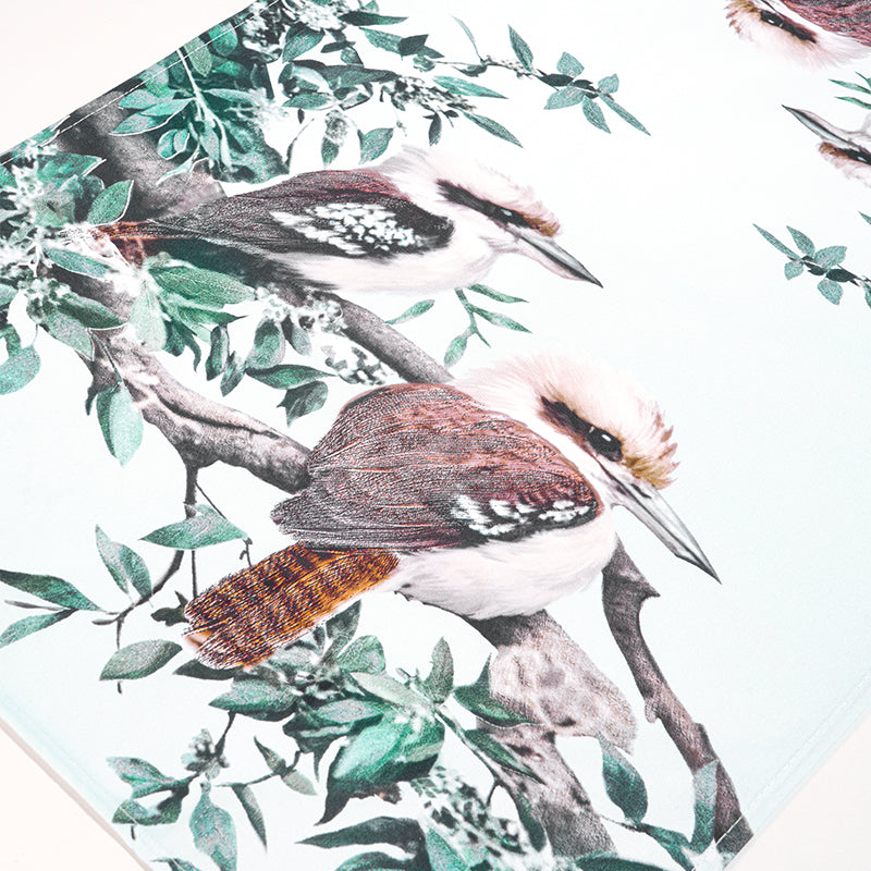 Kookaburra Tea Towel – Australian Native Bird Cotton Kitchen Towel