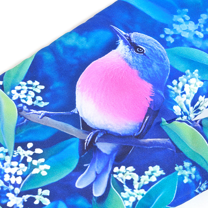 Rose Robin Oven Mitt – Australian Native Bird Cotton Kitchen Glove