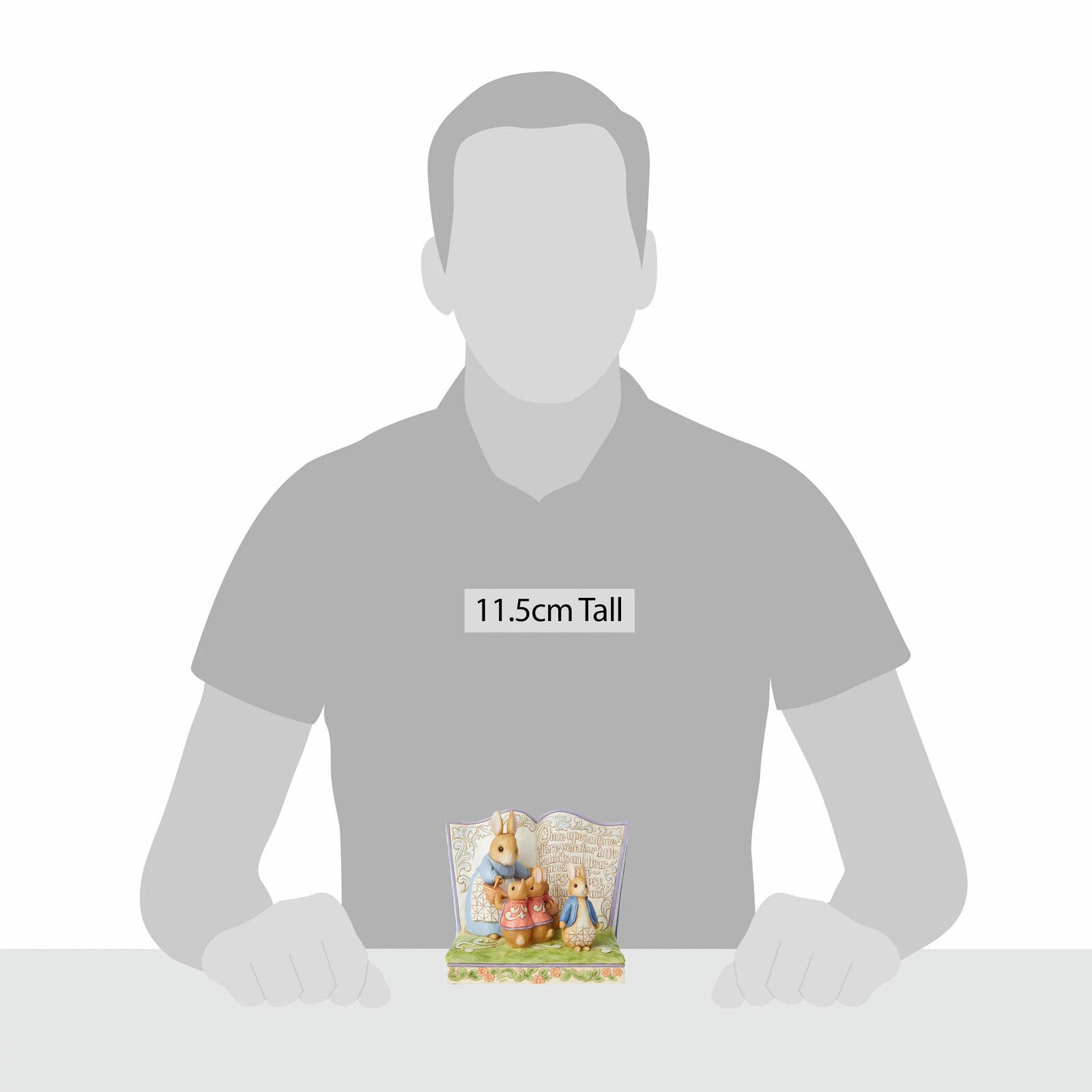 Beatrix Potter by Jim Shore - 11.5cm/4.5" Storybook Once Upon a Time There Were Four Little Rabbits