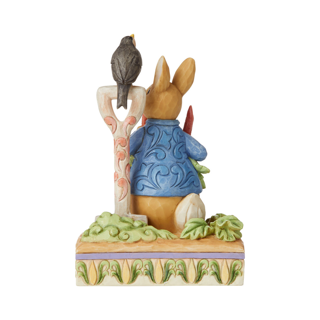 Beatrix Potter by Jim Shore - 14.5cm/5.7" Peter Rabbit Eating Radishes Then he ate some radishes