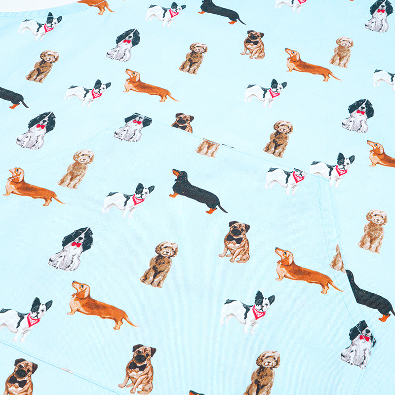 Dogs Apron – Dachshund French Bulldog Pug Print Kitchen Apron