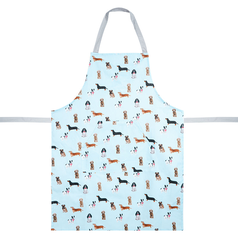 Apron, tea towel, and gloves ,100% cotton ,four-piece set.