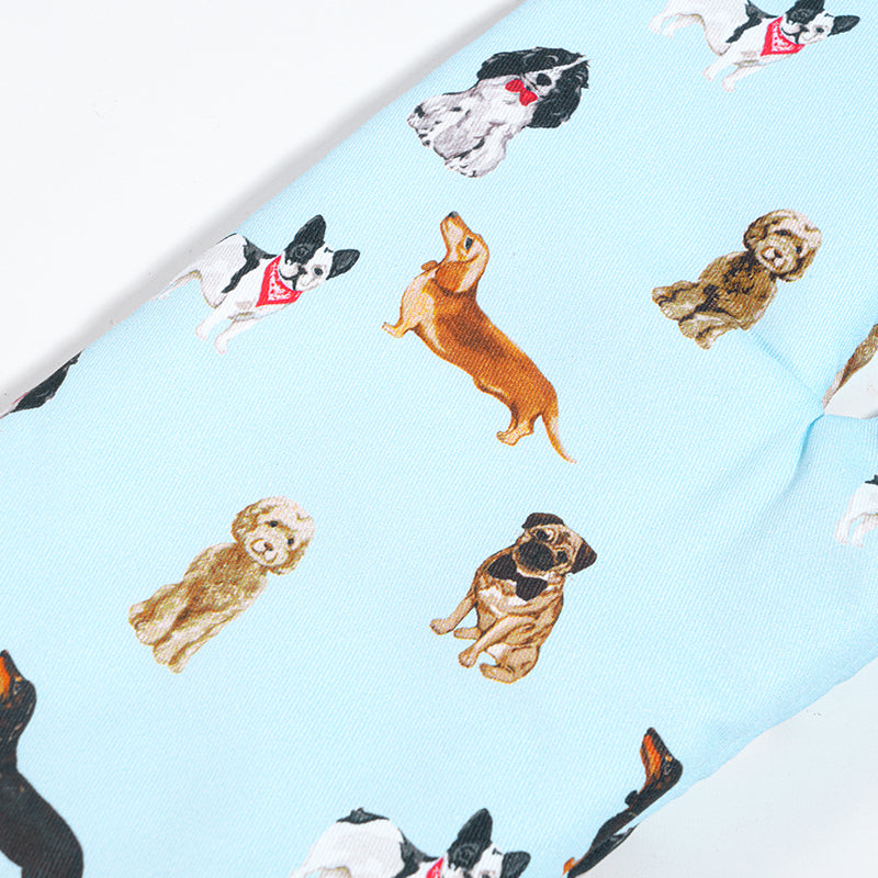 Apron, tea towel, and gloves ,100% cotton ,four-piece set.