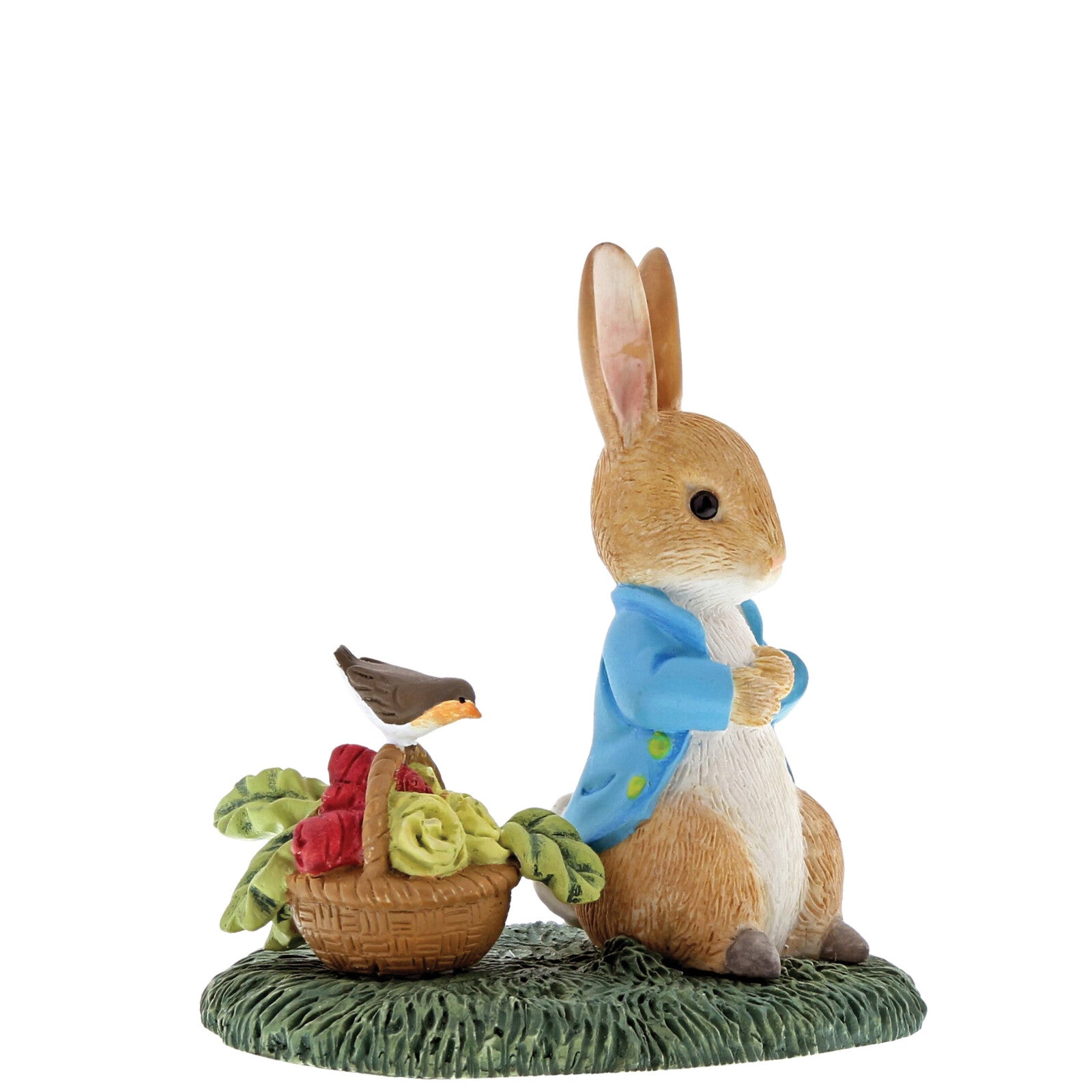 Beatrix Potter - 6cm Peter Rabbit With Basket Miniature Figurines