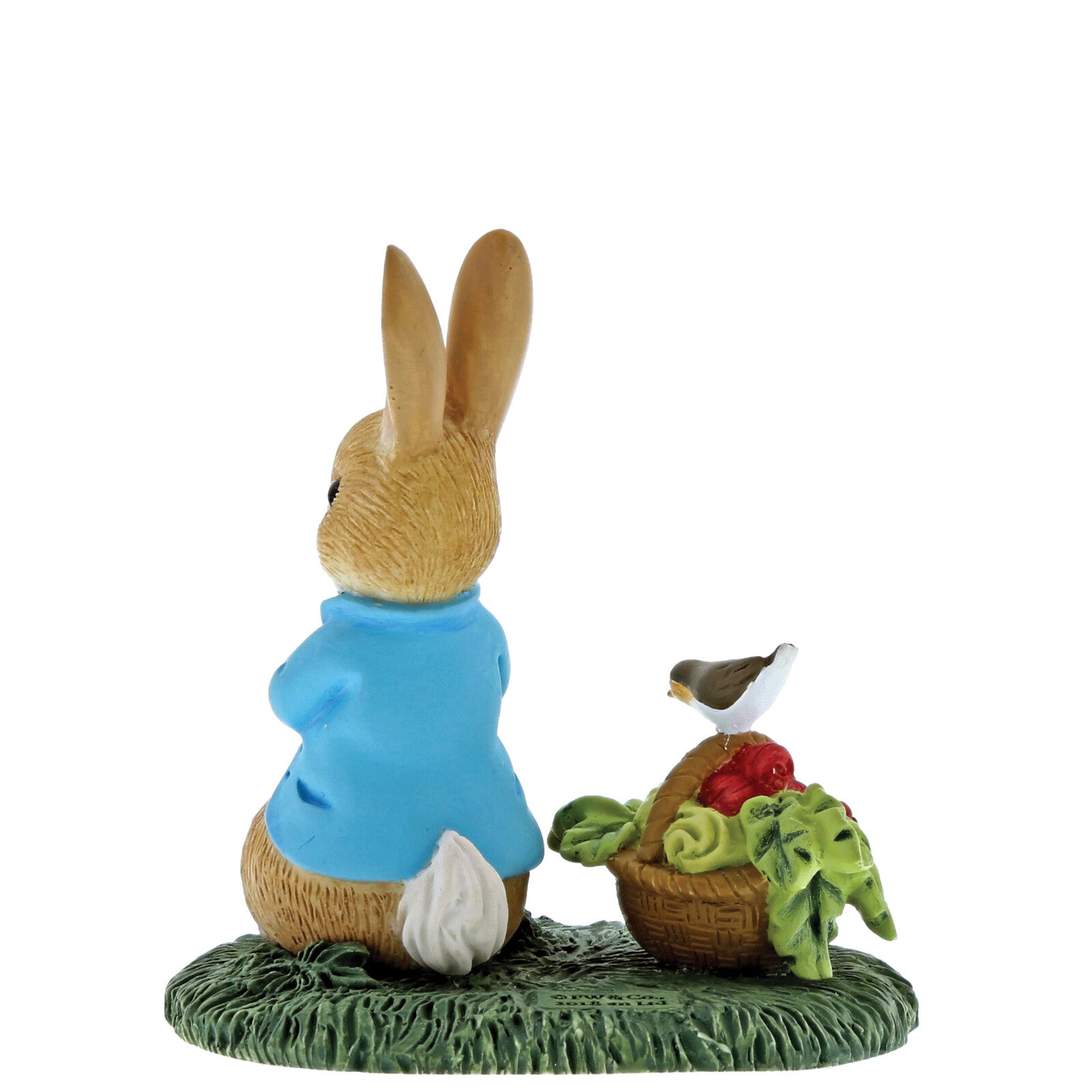 Beatrix Potter - 6cm Peter Rabbit With Basket Miniature Figurines