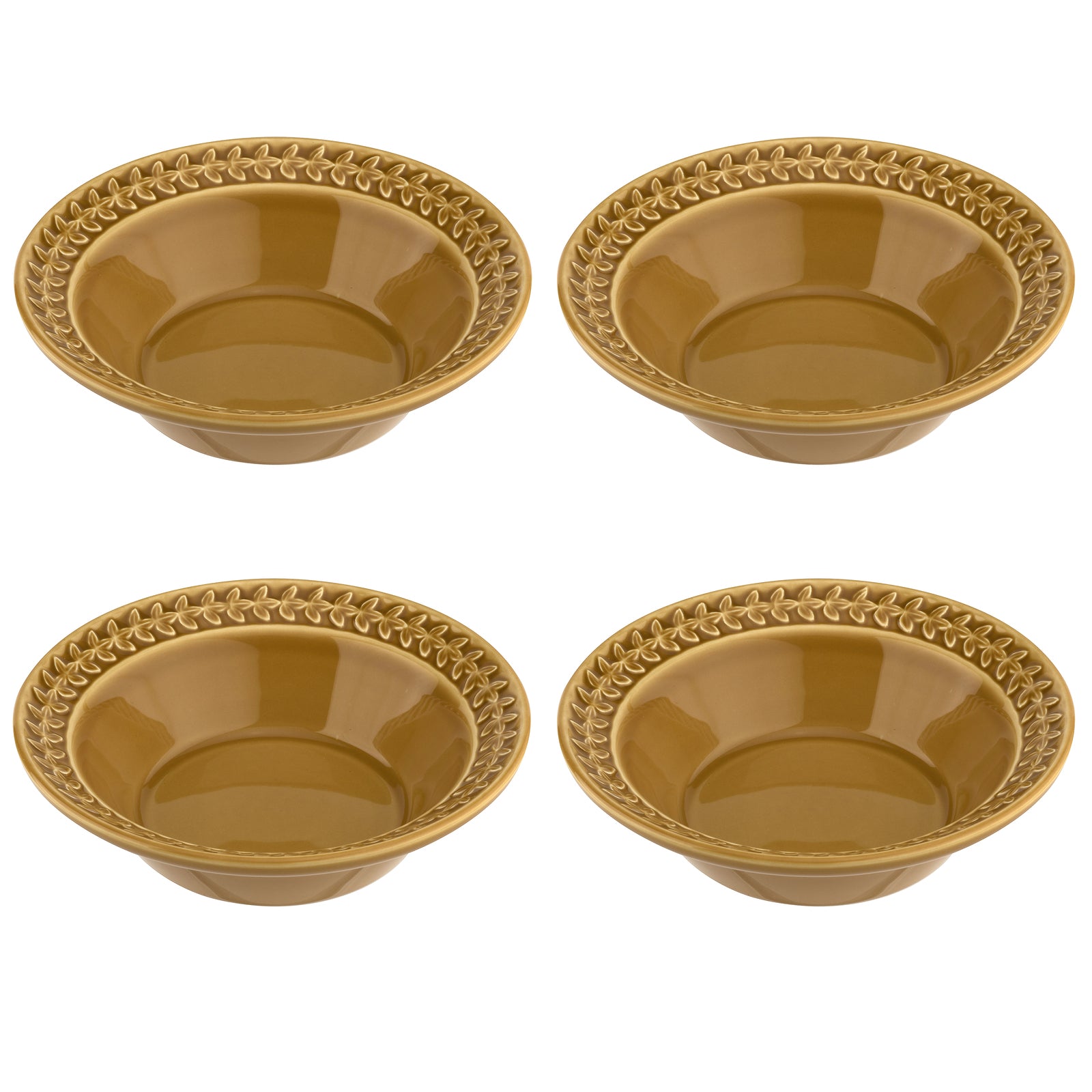 Portmeirion Botanic Garden Harmony - 16.5cm Cereal Bowl (S/4) Amber