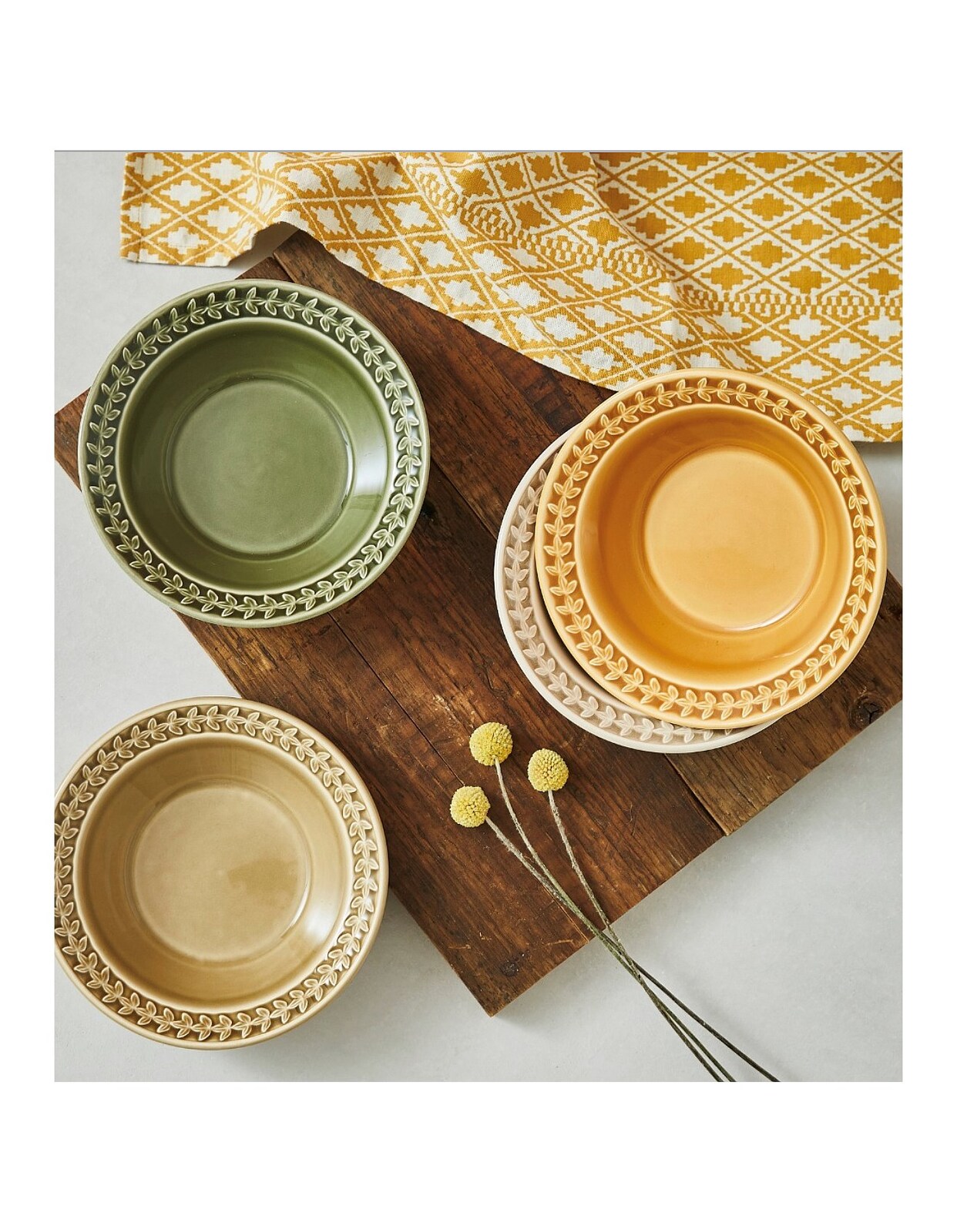 Portmeirion Botanic Garden Harmony - 16.5cm Cereal Bowl (S/4) Amber