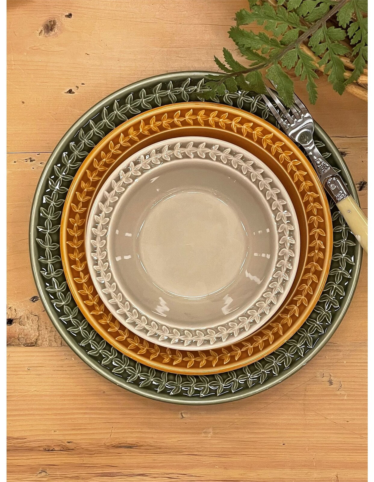 Portmeirion Botanic Garden Harmony - 23cm Pasta Bowl (S/4) Amber