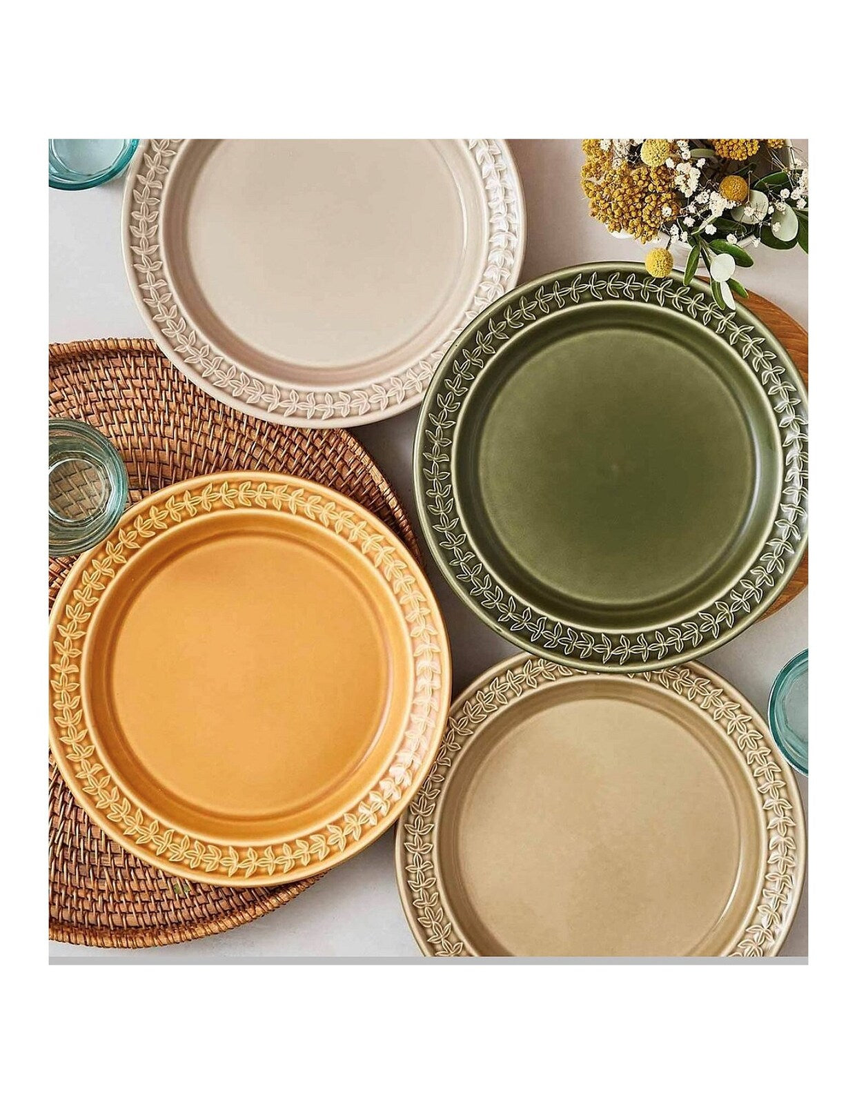 Portmeirion Botanic Garden Harmony - 21.5cm Entrée Plate (S/4) Moss