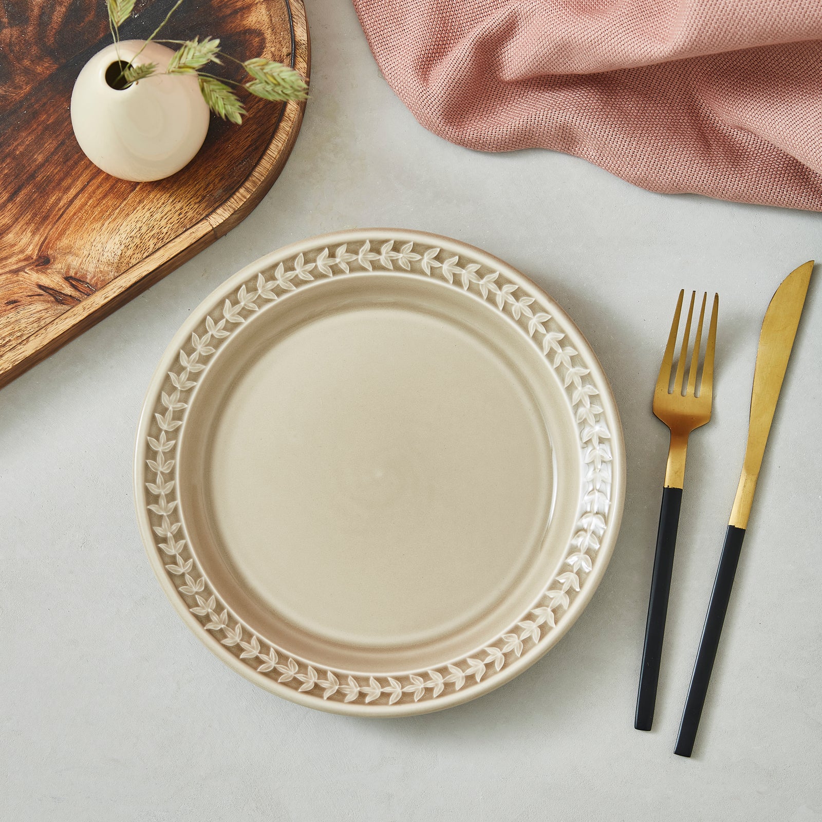 Portmeirion Botanic Garden Harmony - 21.5cm Entrée Plate (S/4) Stone