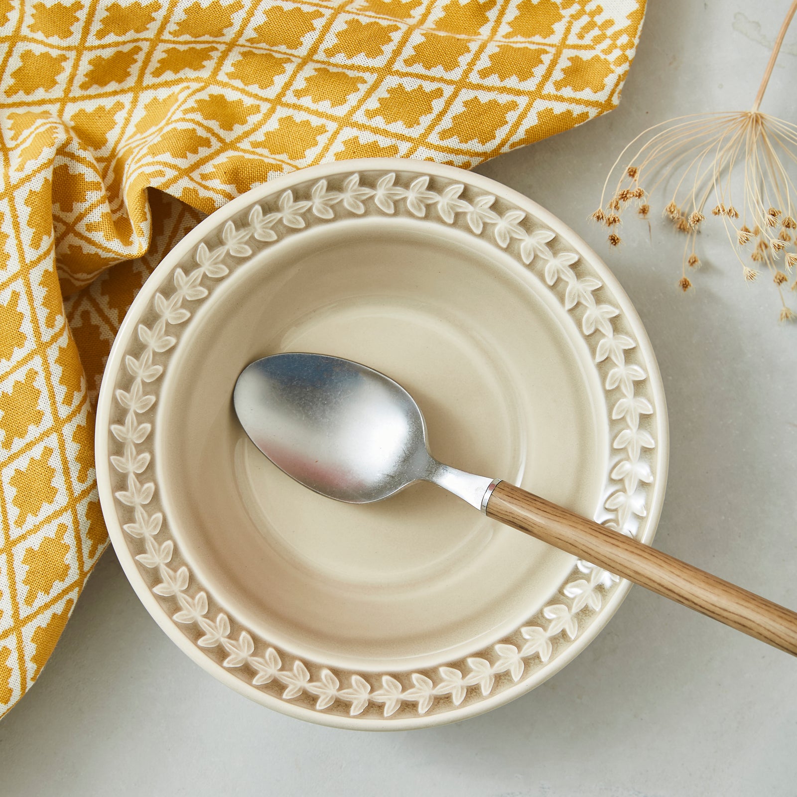 Portmeirion Botanic Garden Harmony - 16.5cm Cereal Bowl (S/4) Stone