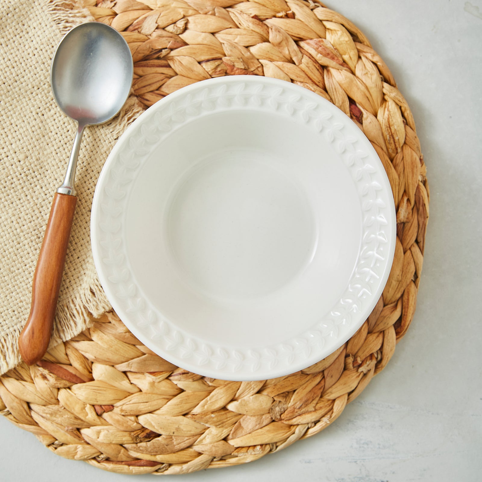 Portmeirion Botanic Garden Harmony - 23cm Pasta Bowl (S/4) White