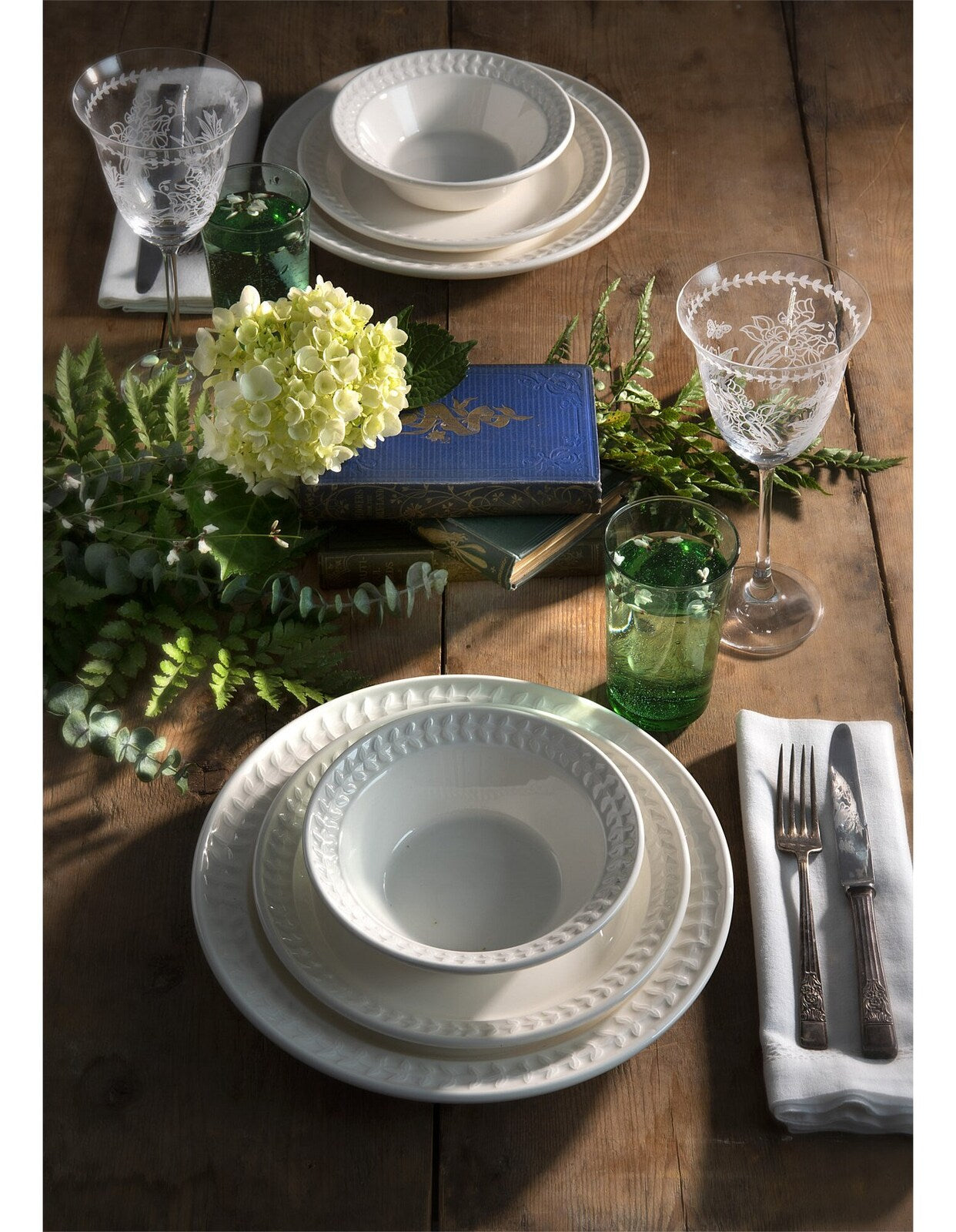 Portmeirion Botanic Garden Harmony - 23cm Pasta Bowl (S/4) White