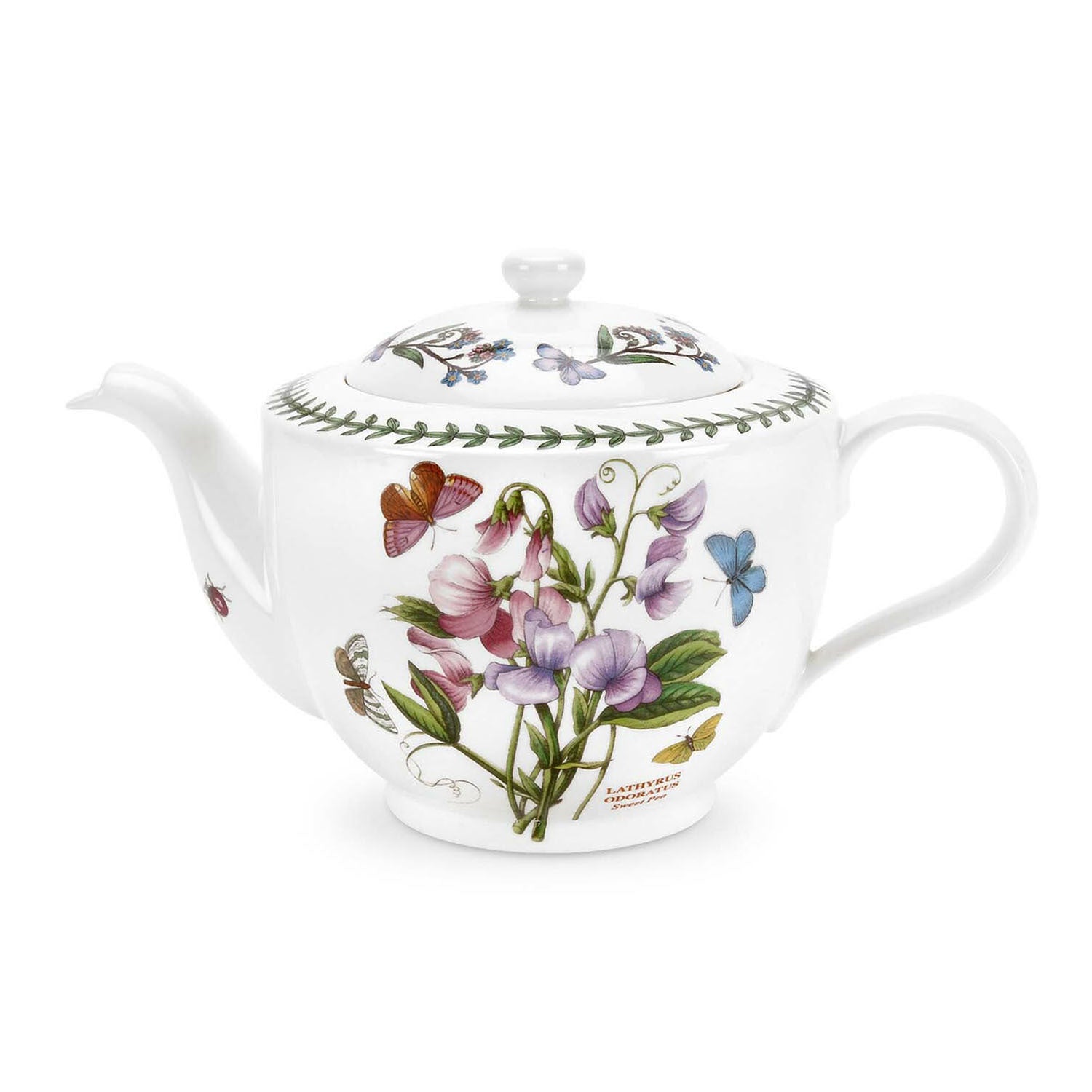 Portmeirion Botanic Garden - 1.1L Traditional Teapot Sweet Pea