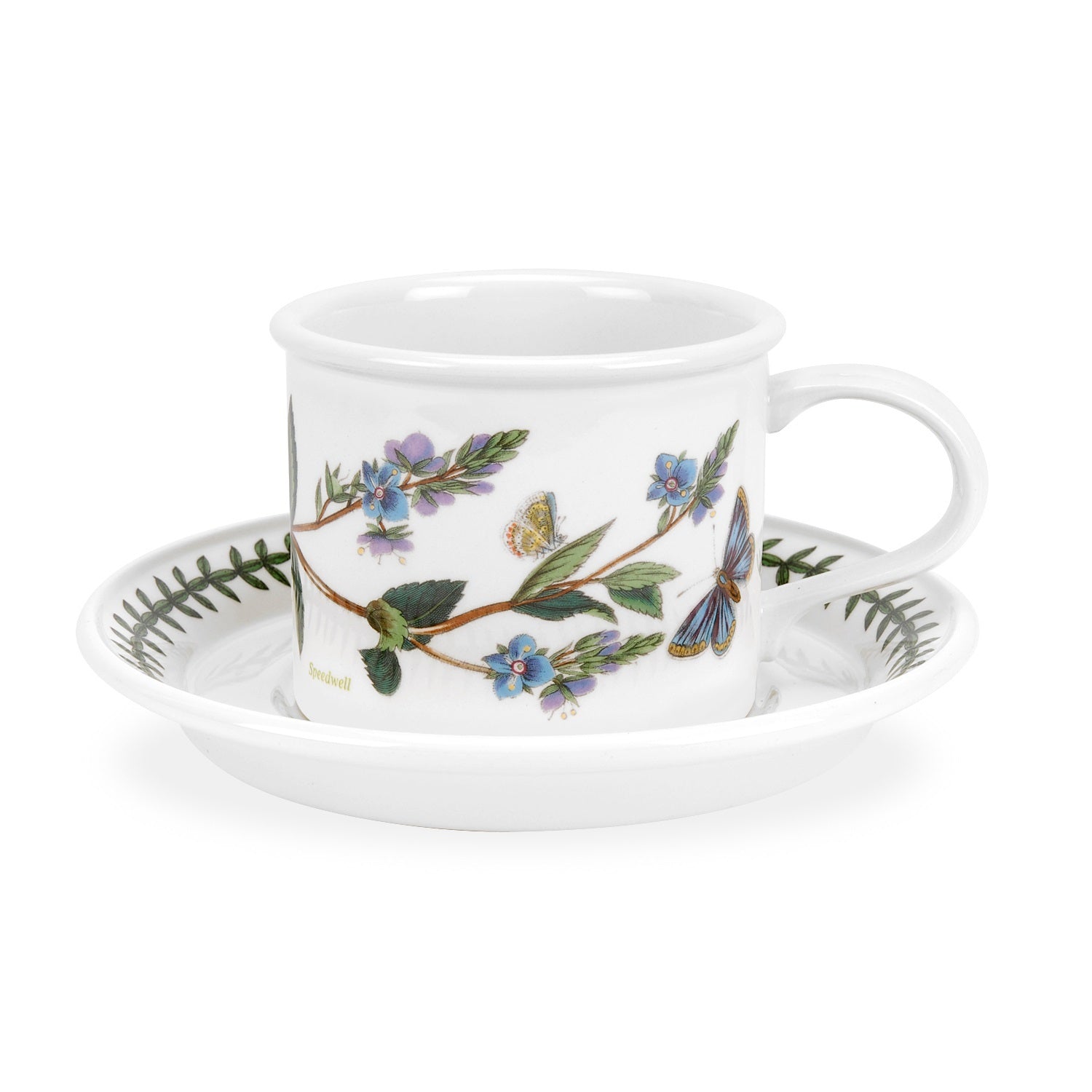 Portmeirion Botanic Garden - 0.2L Teacup & Saucer (Boxed S/6) Assorted motifs