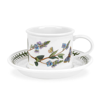 Portmeirion Botanic Garden - 0.2L Teacup & Saucer (Boxed S/6) Assorted motifs