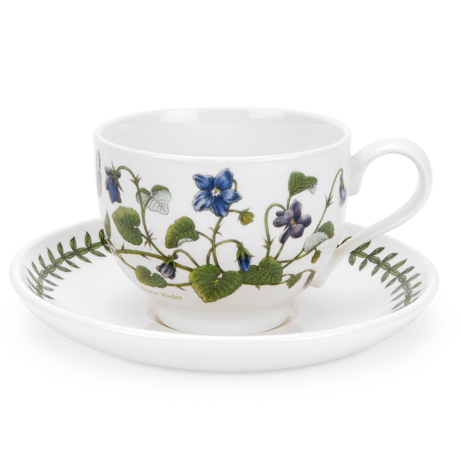 Portmeirion Botanic Garden - 0.28L Breakfast Cup & Saucer (Boxed Set/6) Assorted motifs