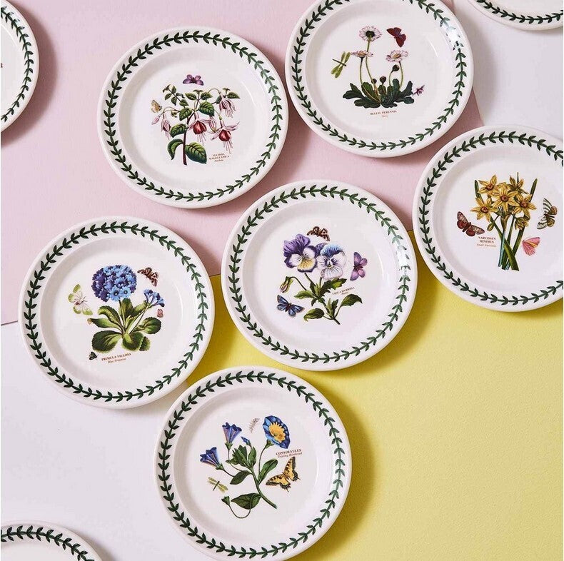 Portmeirion Botanic Garden - 18.5cm Bread & Butter Plate (Boxed S/6) Assorted motifs
