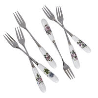 Portmeirion Botanic Garden - 15.5cm Pastry Forks (Boxed S/6) Assorted motifs