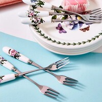 Portmeirion Botanic Garden - 15.5cm Pastry Forks (Boxed S/6) Assorted motifs