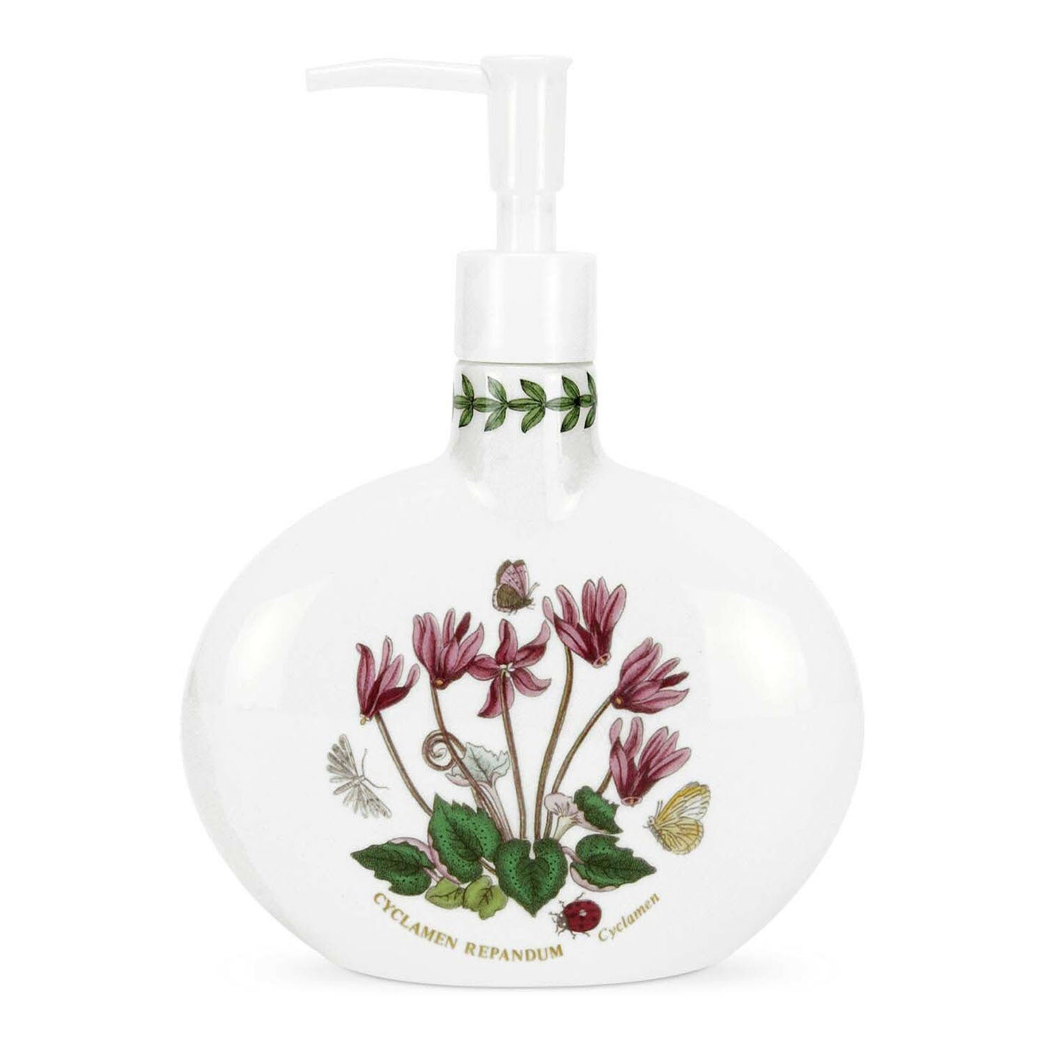Portmeirion Botanic Garden - 19cm Lotion Dispenser Cyclamen