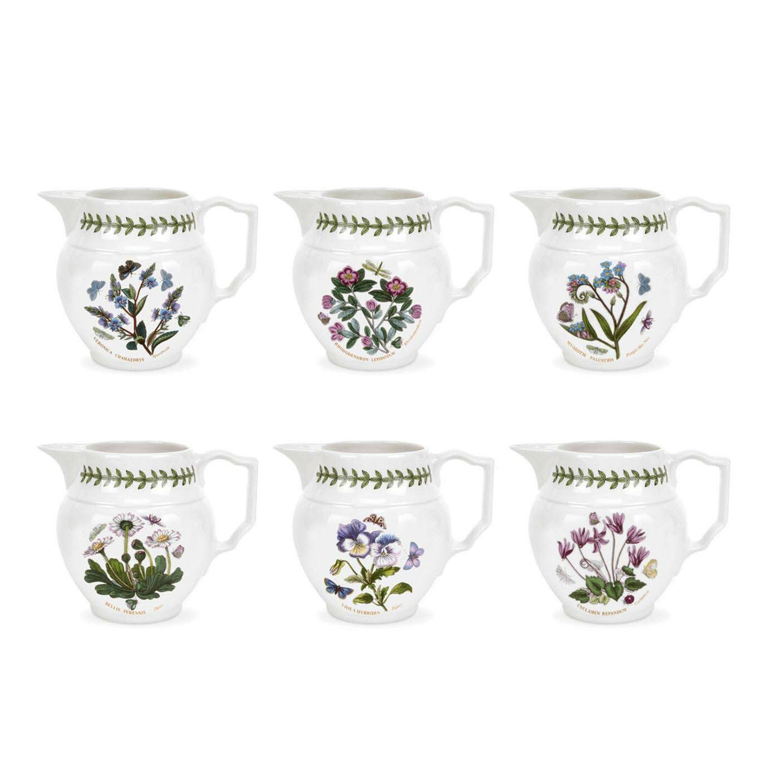 Portmeirion Botanic Garden - 0.3L Staffordshire Jug Assorted motifs