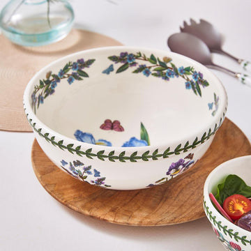 Portmeirion Botanic Garden - 23.5cm Salad Bowl Assorted Motifs