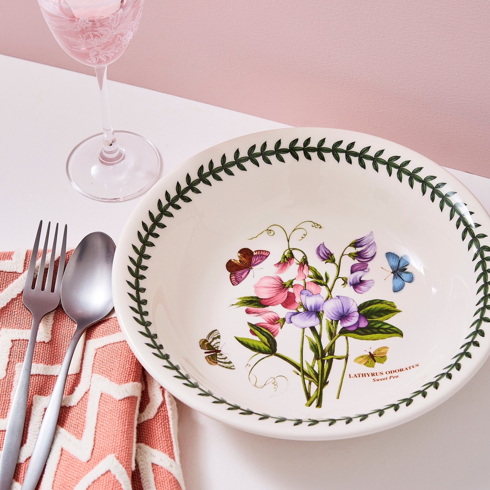 Portmeirion Botanic Garden - 22cm Pasta Bowl (Boxed S/6) Assorted motifs
