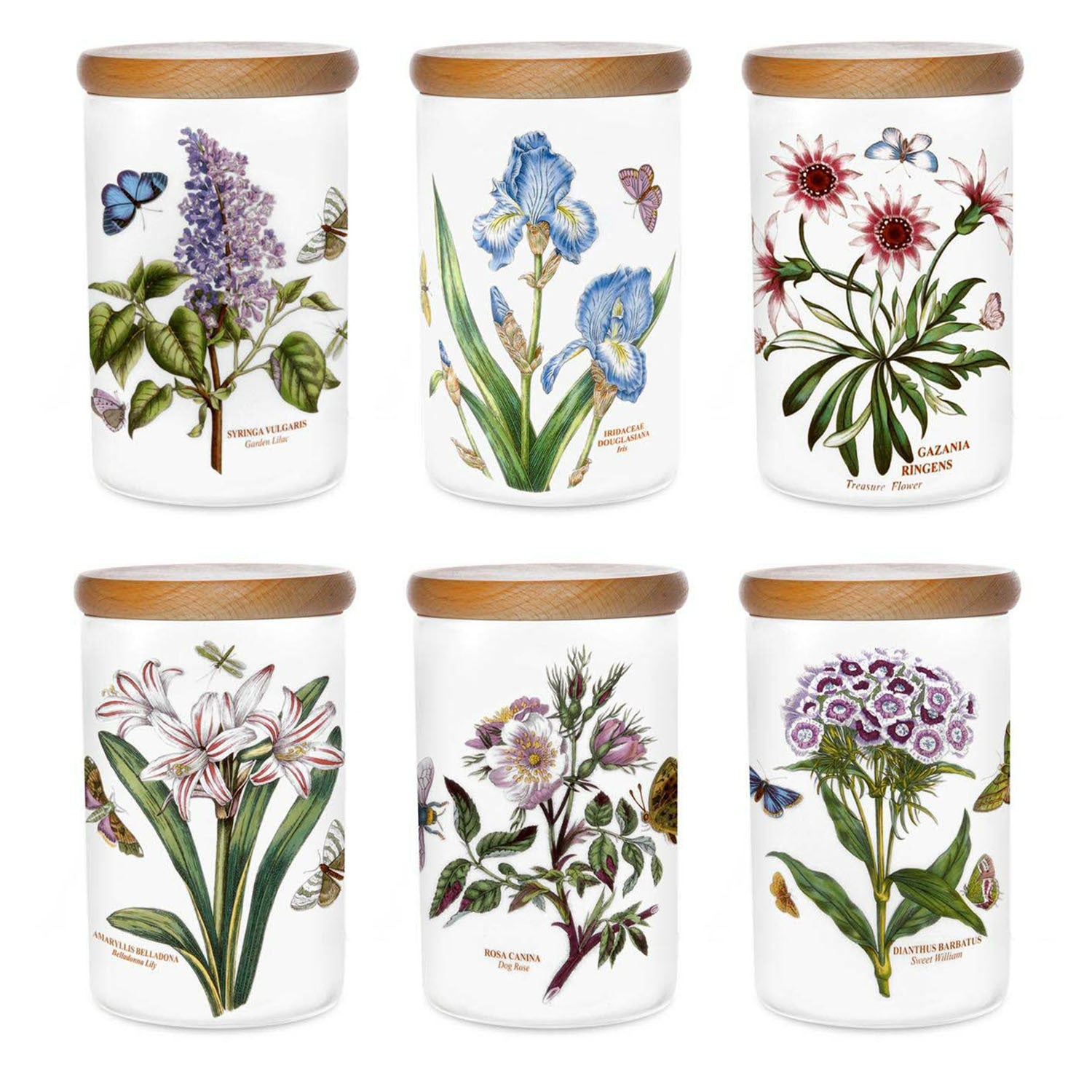 Portmeirion Botanic Garden - 18cm Airtight Jar Assorted motifs