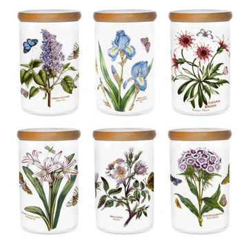 Portmeirion Botanic Garden - 18cm Airtight Jar Assorted motifs