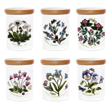 Portmeirion Botanic Garden - 12cm Airtight Jar Assorted motifs