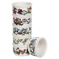 Portmeirion Botanic Garden - 0.15L Stacking Ramekins (S/6) Assorted motifs