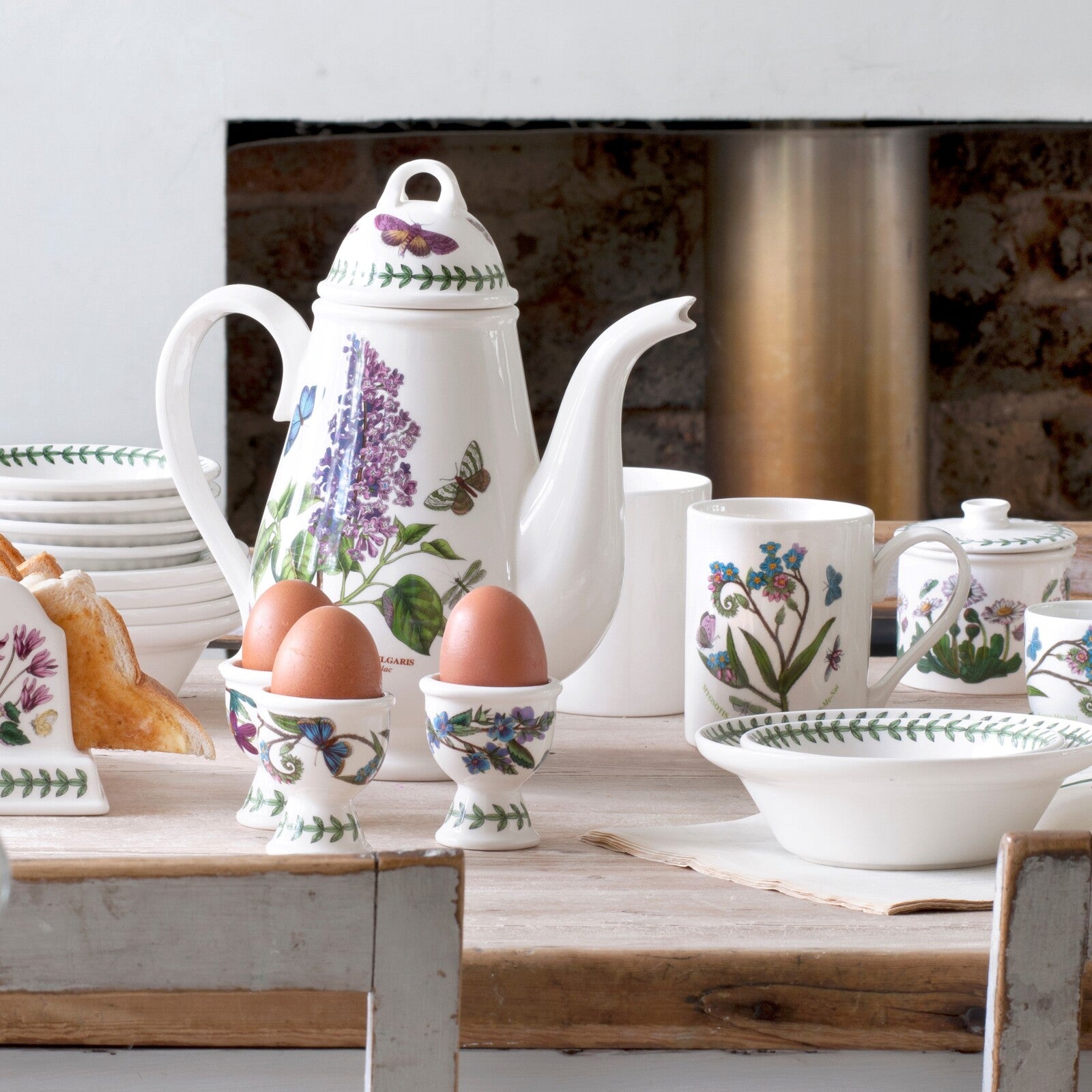 Portmeirion Botanic Garden - 6.75cm Egg Cups (Boxed S/6) Assorted motifs