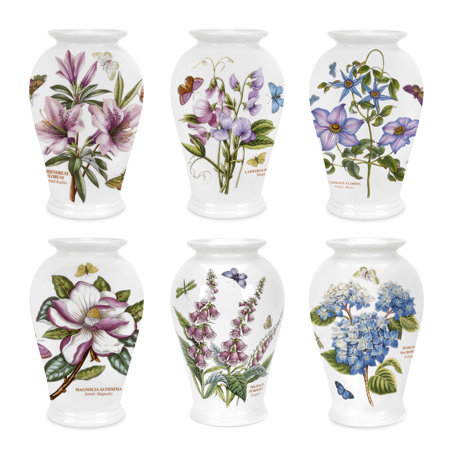 Portmeirion Botanic Garden - 21cm Canton Vase Assorted Motifs