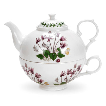 Portmeirion Botanic Garden - 0.35L Tea For One Set Cyclamen