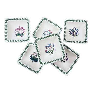 Portmeirion Botanic Garden - 17cm Square Bowl (S/6) Assorted Motifs