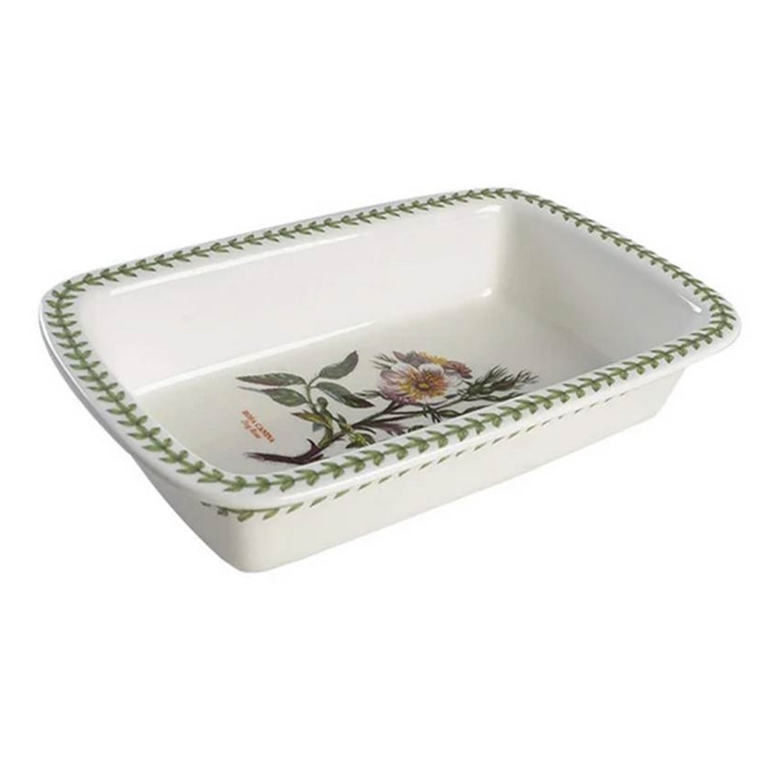 Portmeirion Botanic Garden - 27.5x17.5cm Rectangular Baking Dish Assorted Motifs