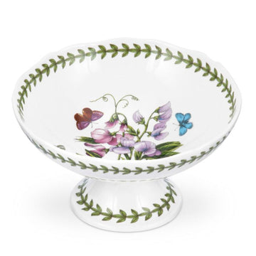 Portmeirion Botanic Garden - 18cm Scalloped Edge Footed Bowl Sweet Pea