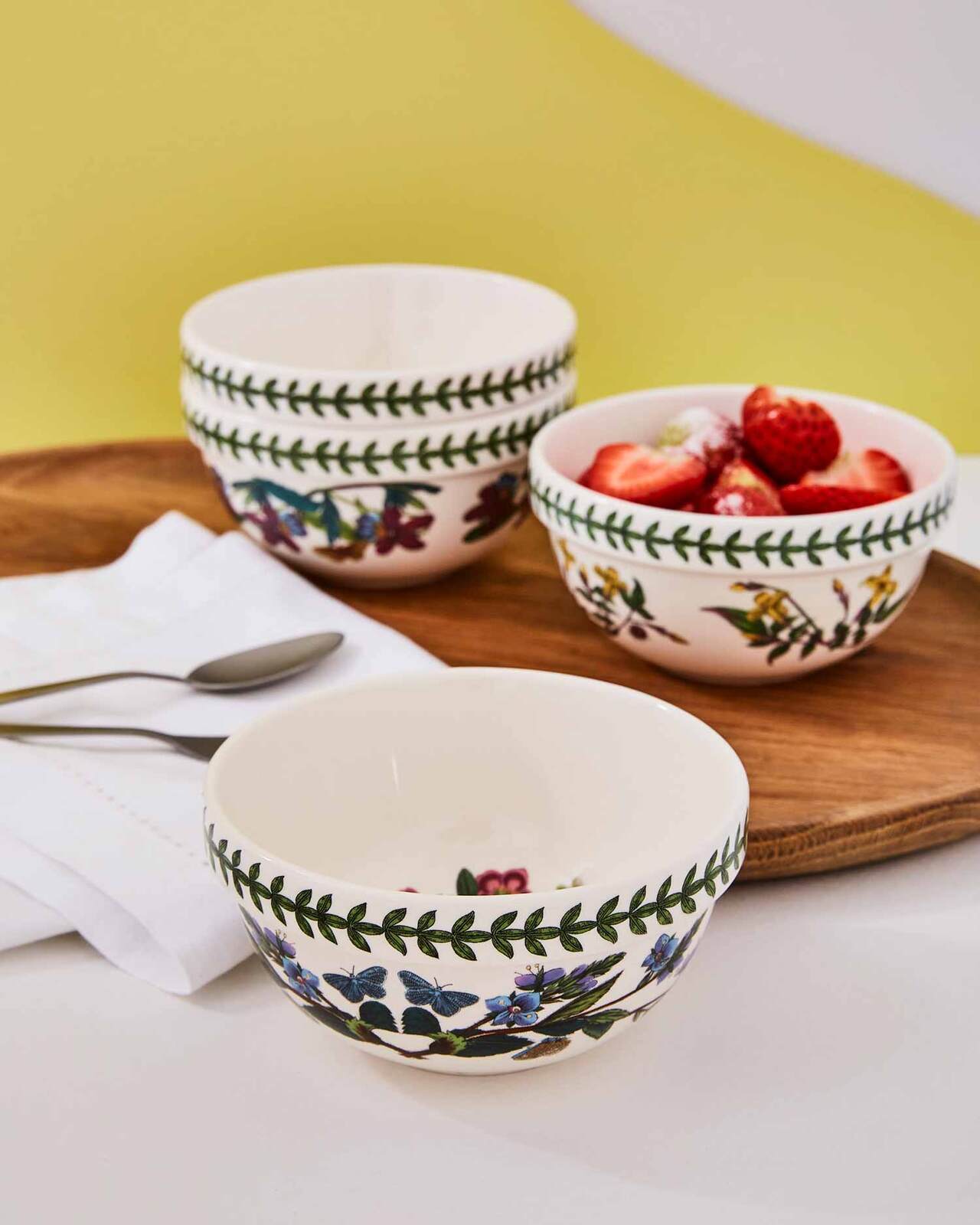 Portmeirion Botanic Garden - 12.5cm Stacking Bowl (S/6) Assorted motifs