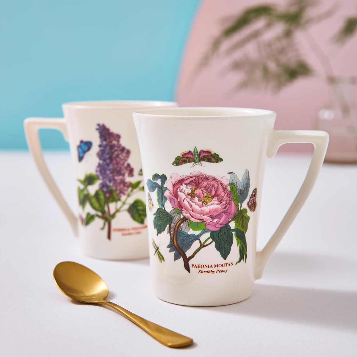 Portmeirion Botanic Garden - 0.28L Mandarin Mug (Boxed S/2) Assorted motifs