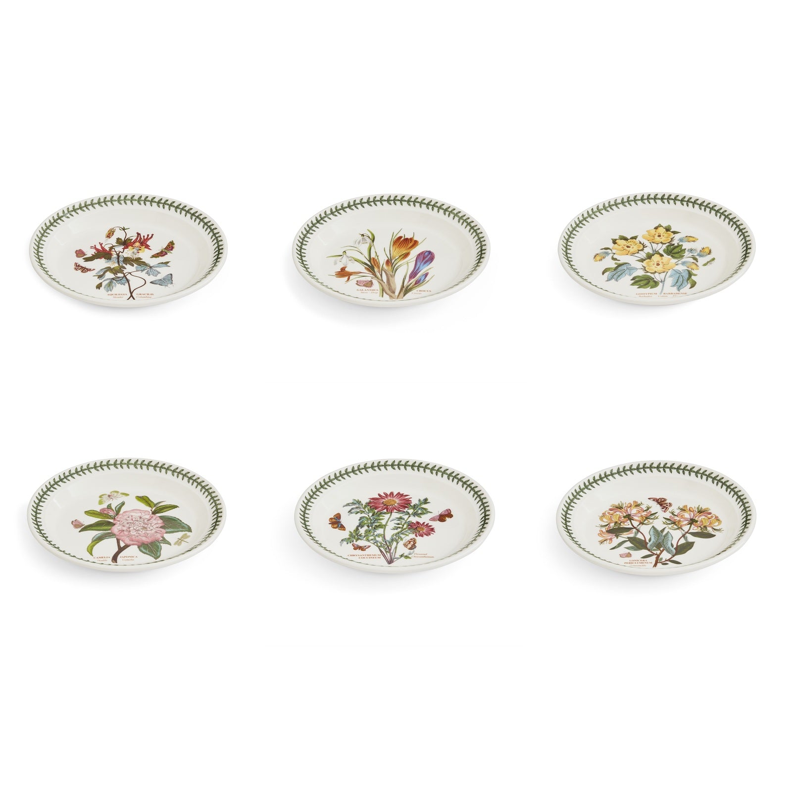 Portmeirion Botanic Garden - 18pc Dinner Set (50th Anniversary, LE) Assorted motifs