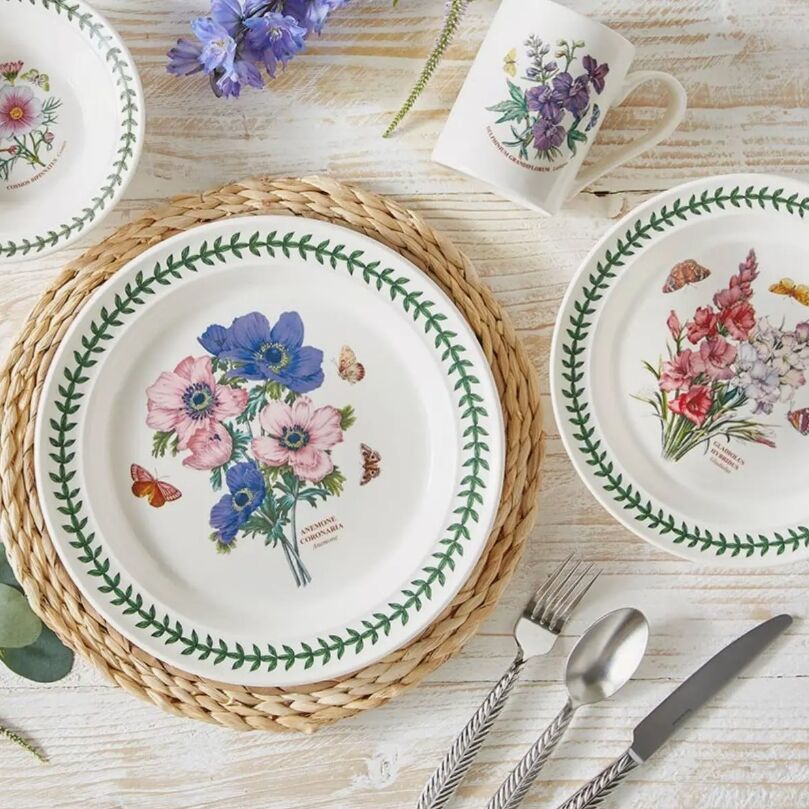 Portmeirion Botanic Garden - 4pc Place Setting Assorted motifs