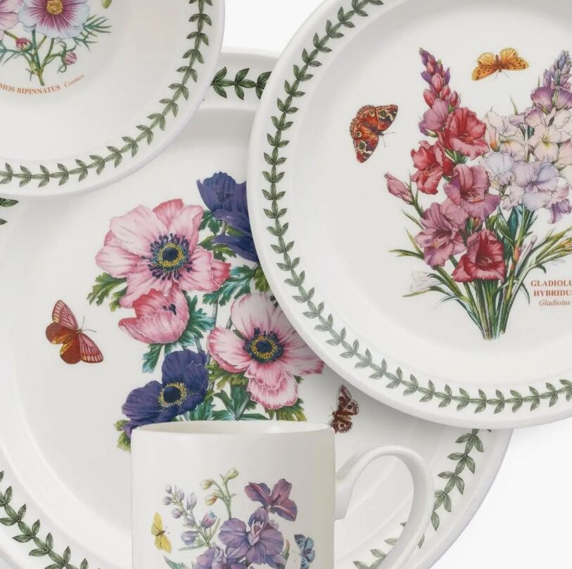 Portmeirion Botanic Garden - 4pc Place Setting Assorted motifs