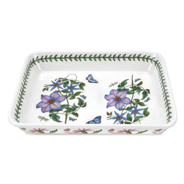 Portmeirion Botanic Garden - 31.5x24.25cm Lasagne Dish Clematis