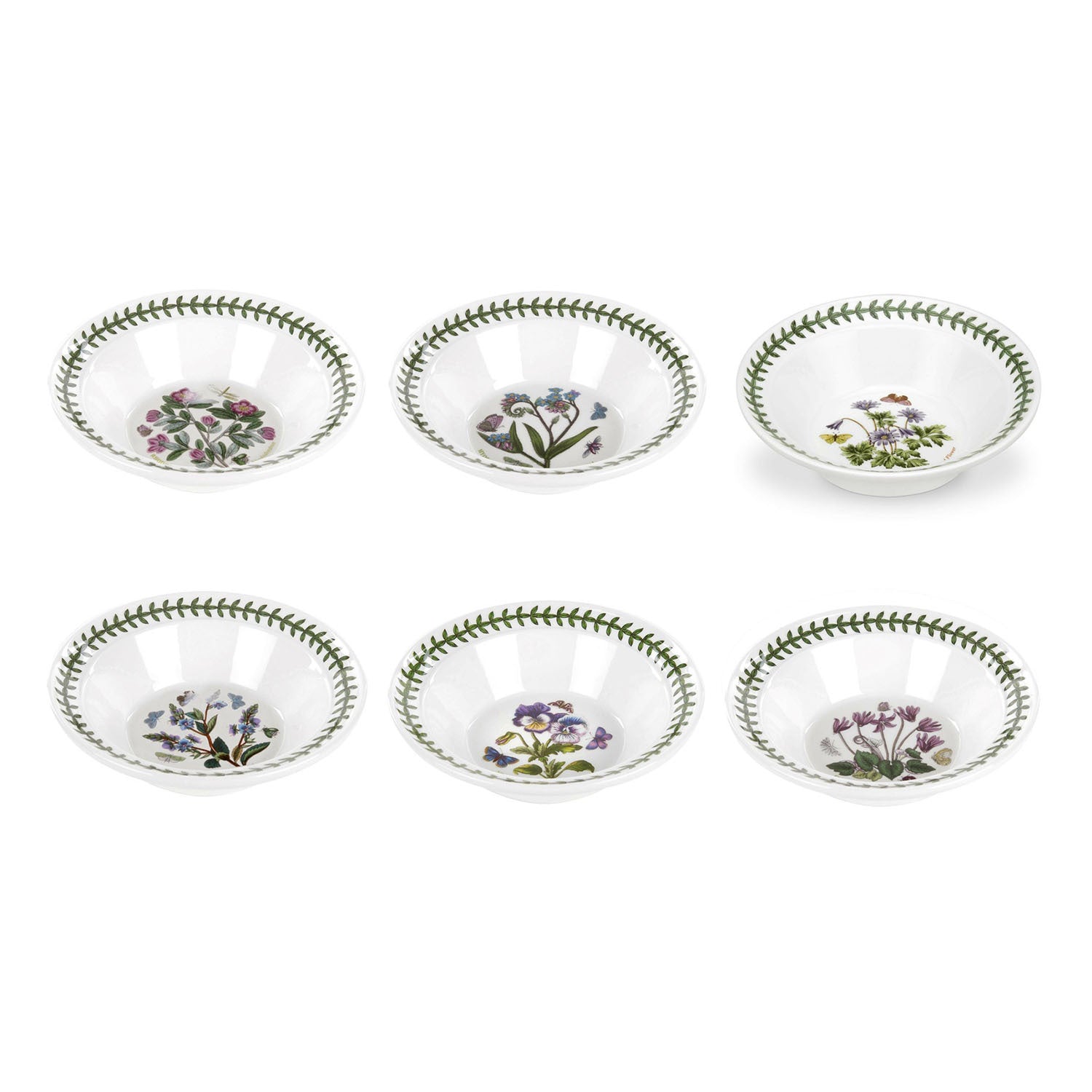 Portmeirion Botanic Garden - 16.25cm Oatmeal Bowl (Boxed S/6)