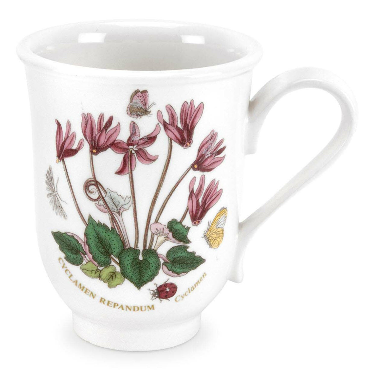 Portmeirion Botanic Garden - 0.28L Bell Beaker Mug Cyclamen