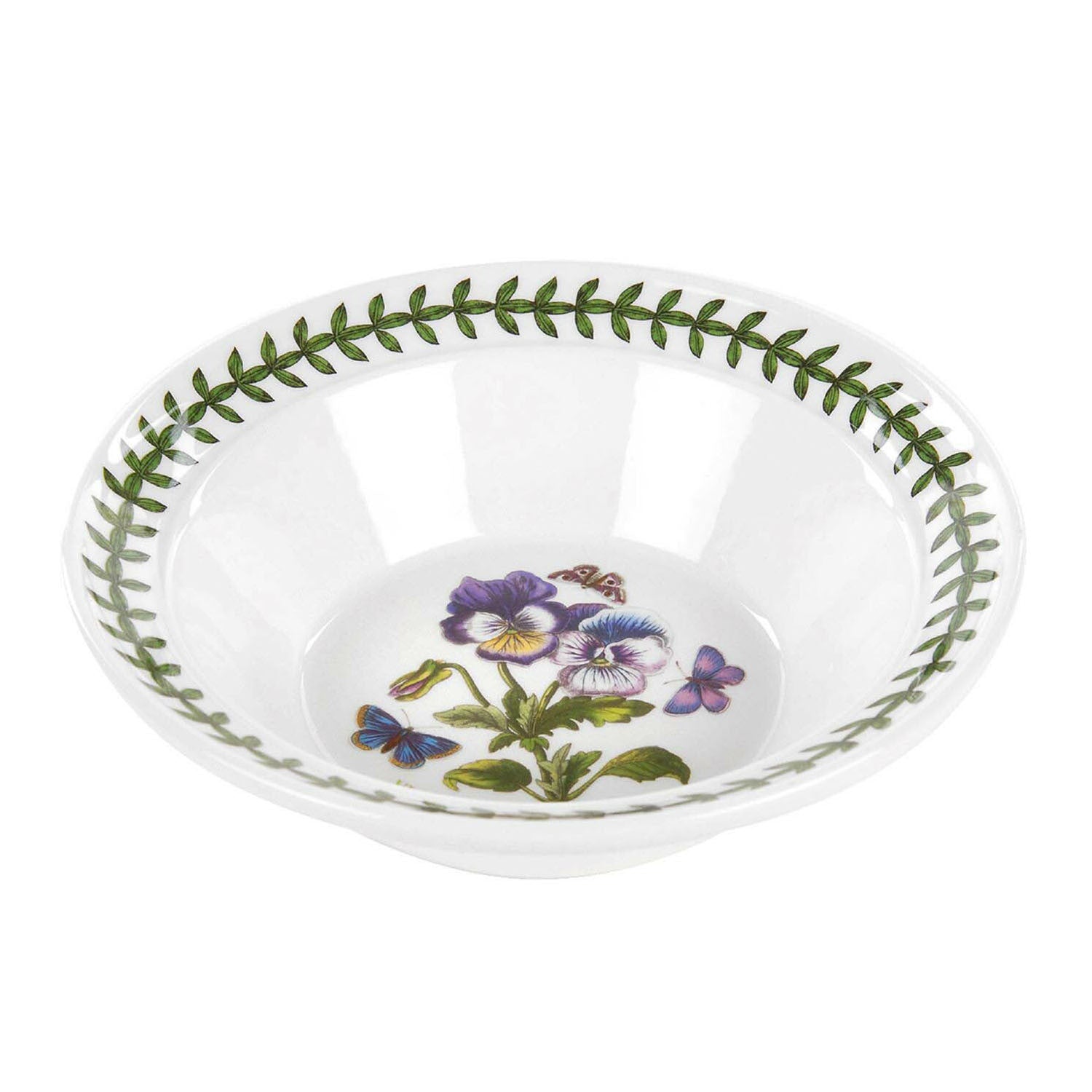 Portmeirion Botanic Garden - 16.25cm Oatmeal Bowl Pansy