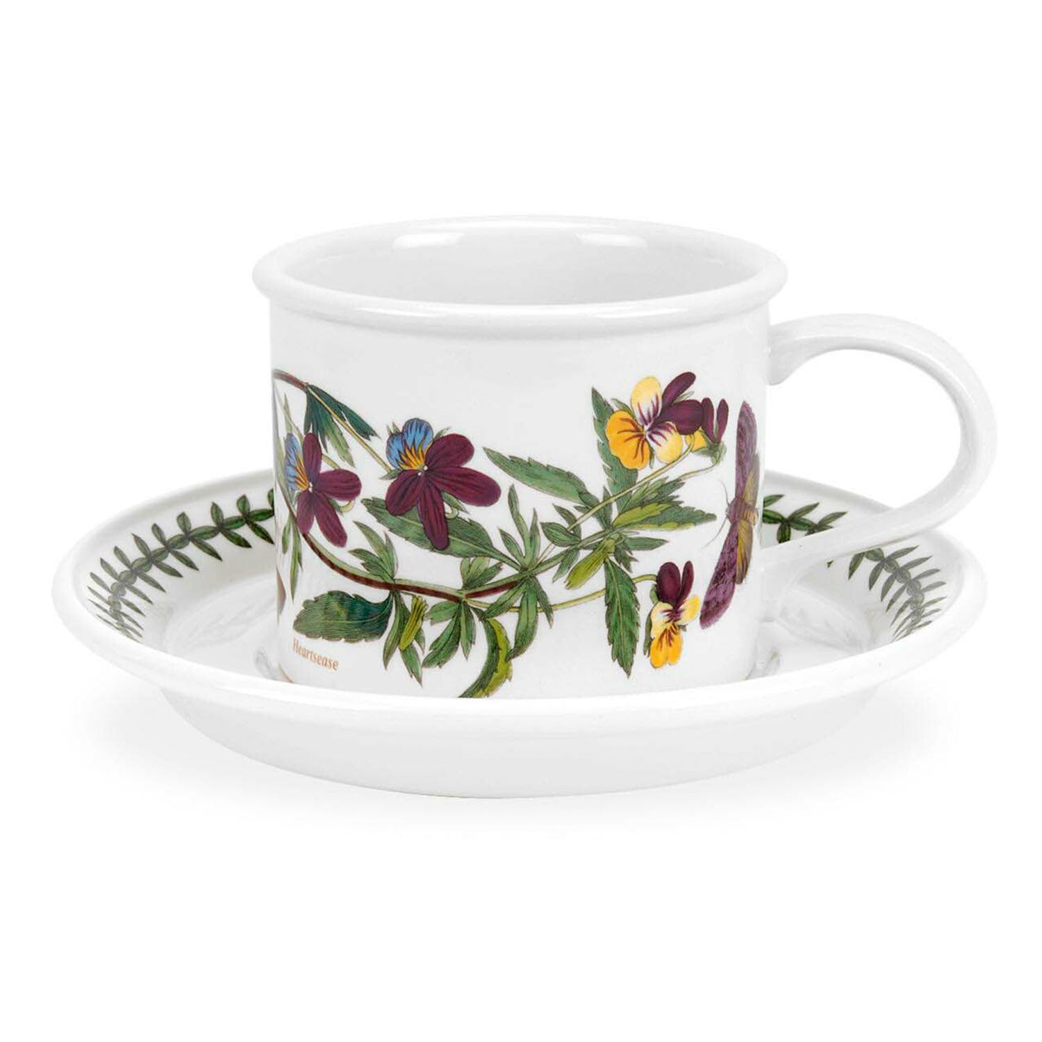 Portmeirion Botanic Garden - 0.26L Breakfast Tea Cup Only Heartsease
