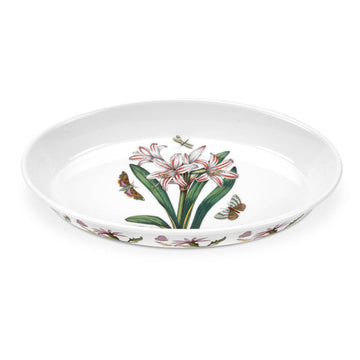 Portmeirion Botanic Garden - 28.5cm Oval Baking Dish Belladonna Lilly