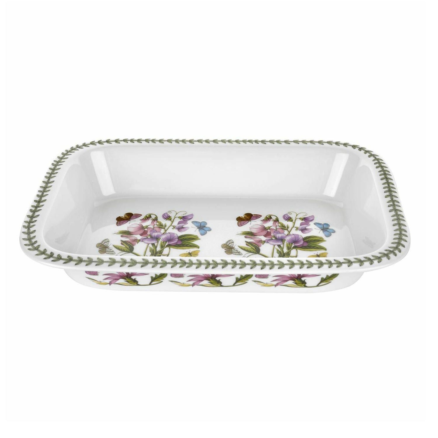 Portmeirion Botanic Garden - 34x23.5cm Roasting Dish Sweet Pea